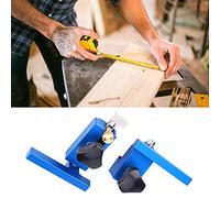 Alomejor Herramienta de Carpintería con Límite de de Valla, Tope de Pista en T de Aleación de Aluminio 30#/45# para Corte de Precisión y Rendimiento Confiable (30#+45#)