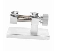 Alomejor Herramienta de Extracción del Bisel del Reloj Rojo y Plateado Fácil Operación para el Mantenimiento del Reloj o Reemplazo de la Batería Ideal para Relojes de 38-40 Mm (Silver)