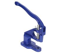 Alomejor Herramienta de Instalación de Ojales de Aluminio con Prensa Manual para Artesanía en Cuero, Máquina Perforadora de Remaches para Botones a Presión, Tamaño de 7,1x13 Pulgadas