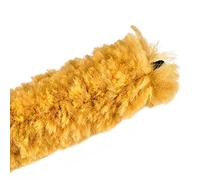 Alomejor Herramienta de Limpieza de Saxo Cuidado de Mantenimiento Efectivo para Jugadores de Saxofón Cepillo de Material de Fibra para Saxofones Tenor y Soprano, Naranja, 60 Cm