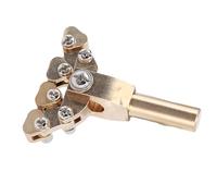 Alomejor Herramienta de Prensa de Traste de Guitarra con Mecanismo Autoajustable, Herramienta de Instalación de Trastes de Aleación de Cobre para Radio Compuesto y Diapasones Vintage, Kit de