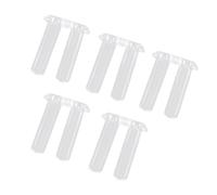 Alomejor Herramienta de Reparación de Marcos de Hebilla de Anteojos sin Montura de Plástico para Reparación de Anteojos con Tapones de Plástico de 200 Piezas, 1,4-2,0 Mm para ópticos