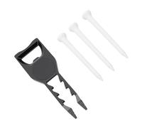 Alomejor Herramienta Divot con Fijador de de tee, Herramienta Multifuncional de Reparación de Divot, Limpiador de Ranuras, Ayuda para Alineación de Putter, para Jugadores de Golf (de