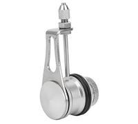 Alomejor Herramienta para Atar Nudos de Pesca, Herramienta de Conector de Anudado de Goma de Acero Inoxidable de Aluminio con Perilla Ajustable para Asistencia (Silver)