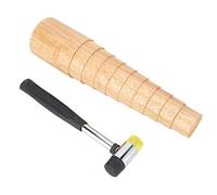 Alomejor Herramienta para Hacer Joyas, Mandril de Pulsera Duradero y Resistente, Mandril de Brazalete + Martillo para Fabricantes y Trabajadores de Joyas