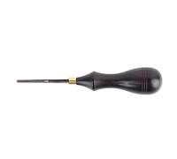 Alomejor Herramienta Profesional de Biselado de Borde de Cuero con Hoja de Acero Inoxidable para Artesanía en Cuero, de ébano para Bolsos, Carteras, Cinturones, Carteras y Mochilas, 6,3 X 1,2 X 1,2