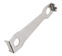 Alomejor Herramienta reparación Bicicleta, multifunción Robusta Llave extracción manivela Acero Inoxidable for Ciclistas Aficionados Profesionales talleres reparación Cadena Plato Pernos