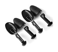 Alomejor Horma de Zapatos Negra Ajustable, 4 Piezas Moldeador de Zapatos para el Hogar, Minimizando el Estiramiento para Moldeador de Soporte de, Ensanchador de de Plástico de Hierro de 25 Cm a 30 Cm