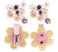 Alomejor Horquilla de Girasol para Mascotas, 20 Piezas, Hermosa Pinza para el Pelo para Perros y Gatos, Accesorios de Aseo, Vestir a Diario y Fiestas