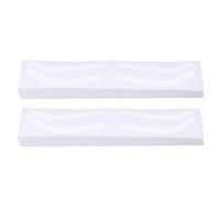 Alomejor Hygienic 100 Hojas de Pegatinas para Plantillas de Cejas, Plantillas Adhesivas para Dar Forma Simétrica a Las Cejas, Adecuadas para Todas Las Formas de Cara, Paquete de 100 (B)