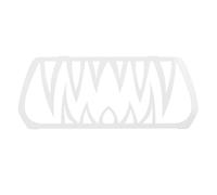 Alomejor Inserto de Rejilla de Radiador Frontal Ryker, Aspecto Fresco de Aluminio Duradero para Modelos Rally/Sport (WHITE)