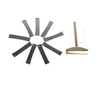 Alomejor Instalación FRET Conjunto de Herramienta Eficiente de Presionar FRET para Herramientas de Reparación de Guitarra Profesionales de Metal