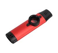 Alomejor Instrumento de Viento con Diseño de Engranaje Kazoo de Metal de para Niños, Juego con Diafragmas de Flauta (rojo)