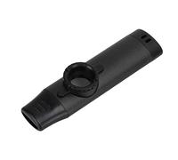 Alomejor Instrumento de Viento con Diseño de Engranaje Kazoo de Metal de para Niños, Juego con Diafragmas de Flauta (BLACK)