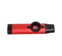 Alomejor Instrumento de Viento con Diseño de Engranaje Kazoo de Metal de para Niños, Juego con Diafragmas de Flauta (rojo)
