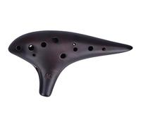 Alomejor Instrumento Profesional de Flauta Clásica de Concha de Dolomita de Ocarina Alto C de 12 Agujeros Fácil de Dominar para Material de Regalo Navideño Dolomita