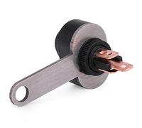 Alomejor Interruptor de Faro, Interruptor de Control de Manillar de Plástico Impermeable de 12 V para Motocicletas y Scooters con Lámpara Indicadora (estilo E)