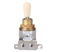 Alomejor Interruptor de Palanca, Piezas de Guitarra Eléctrica EPI, Conversión de Tono de 3 Posiciones, Accesorios de Pastilla para Material Amarillo Tipo (sombrero amarillo)