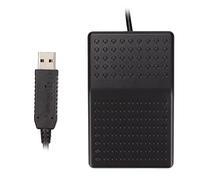 Alomejor Interruptor de Pedal USB Funciones de Reasignación de Teclas Mecánicas Ergonómicas para Fotomatón y Uso Hospitalario Cable de 2 M