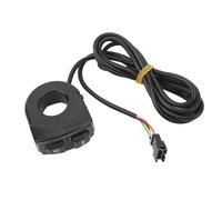 Alomejor Interruptor de Señal de, Interruptor de Luz de Bicicleta Eléctrica Impermeable ABS para Motocicleta Scooter, Compacto y Fácil de Instalar, Ideal para Triciclos y Bicicletas Eléctricas