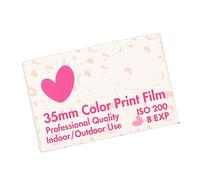 Alomejor ISO 200 Color Print Film, 35mm, 8 High Definition Sheets | Amplio rango de exposición, ideal para acciones rápidas y colores vibrantes