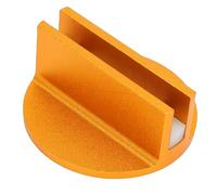 Alomejor Jack Pads, Aleación de Aluminio Naranja con Goma Antideslizante, Almohadilla Ranurada para Reparaciones de Garaje Compatibles con la Mayoría de los Coches