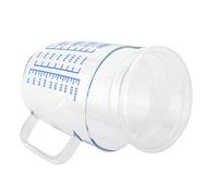 Alomejor Jarra Medidora de Vidrio de Borosilicato con Tapa, Perfecta para Beber Directamente, Utensilio de Cocina Apto para Lavavajillas (500ML)