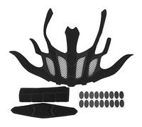 Alomejor Juego de 2 Almohadillas para Casco de Motocicleta, Almohadilla de Esponja con Forro Interior de Bicicleta Suave a Prueba de Golpes para Motocicleta