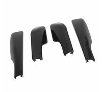Alomejor Juego de 4 Cubiertas para Portaequipajes de Techo, Embellecedores de Plástico para Coche, Cargador de Equipaje de Ajuste Universal, Instalación Elegante en el Techo para SUV y Más (Black)