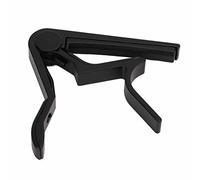 Alomejor Juego de Abrazaderas para Cuerdas de Guitarra de Aleación de Aluminio de Liberación Rápida Capo con Púas de 5 Piezas para Banjo bajo, Uso Versátil para Guitarristas y Músicos (BLACK)