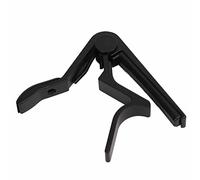 Alomejor Juego de Abrazaderas para Cuerdas de Guitarra de Aleación de Aluminio de Liberación Rápida Capo con Púas de 5 Piezas para Banjo bajo, Uso Versátil para Guitarristas y Músicos (BLACK)