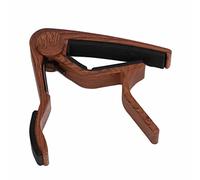 Alomejor Juego de Abrazaderas para Cuerdas de Guitarra de Aleación de Aluminio de Liberación Rápida Capo con Púas de 5 Piezas para Banjo bajo, Uso Versátil para Guitarristas y Músicos (madera oscura)