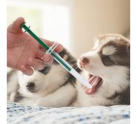 Alomejor Juego de Agujas Aplicadoras de Medicina de Alimentación de Doble Uso para Mascotas, Cómodo para Perros y Gatos, Dispensador de Alimentos Secos y Húmedos para Dueños de Mascotas (alimentación)