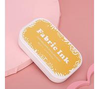 Alomejor Juego de Almohadillas de Tinta para Sellos, Accesorios de Impresión Lavables de Colores Brillantes para Proyectos de Bricolaje, Tinta para Artistas + Plástico de Esponja para Papel, Tela,