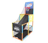 Alomejor Juego de Baloncesto para Niños, 4 Pelotas y Aro para 2 Jugadores, Ajustable, Juego en Interiores y Exteriores, con Bolsa de Almacenamiento para Edades de 3 a 12 Años