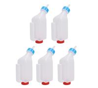 Alomejor Juego de Biberones para Cordero y Cabra, Diseño Colgante de Gran Capacidad para Leche de Ganado, 500ML