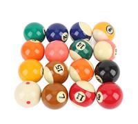 Alomejor Juego de Bolas de Billar de 57,2 Mm con Colores Vibrantes, Excelente Rendimiento y Rodamiento Suave para Juegos Domésticos y de Competición