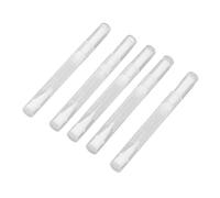 Alomejor Juego de Bolígrafos de Aceite de Uñas Vacíos Transparentes a Prueba de Fugas con Cepillo para Todo Tipo de Piel, Bolígrafo Giratorio de 5 Ml para Viajes y Viajes de Negocios, Fibra de Nailon