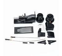 Alomejor Juego de Bomba de Chorro de Propulsor de Barco RC de con Motor sin Escobillas F540, para Empujar y Maniobrar Barcos RC 1/8 1/10, ABS + Material de Aluminio en Negro