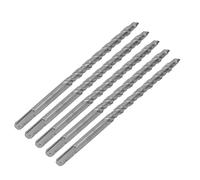 Alomejor Juego de Brocas de Impacto de 5 Piezas con Puntas de Carburo para Taladro de Martillo Perforador de 210 Mm para Aplicaciones de Hormigón y Ladrillo (12mm)