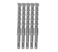 Alomejor Juego de Brocas de Impacto de 5 Piezas con Puntas de Carburo para Taladro de Martillo Perforador de 210 Mm para Aplicaciones de Hormigón y Ladrillo (16mm)