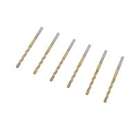 Alomejor Juego de Brocas de Sierra en Espiral de Acero de Alta Velocidad de 1/8 de Pulgada para Cortar Madera y Plástico, 50 Brocas para Proyectos Eficientes, Compatible con Herramientas Eléctricas