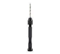 Alomejor Juego de Brocas Helicoidales, Práctica Herramienta de Perforación Ligera para Manualidades, 10 Uds./28 Uds./40 Brocas Incluidas (Combinación 6: Broca manual individual negra + 10)