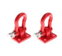Alomejor Juego de Cierre de Rescate con Fuerte Resistencia de Rodamiento para Coche Trepador de Control Remoto, Portátil y Fácil de Instalar para Entusiastas (Rojo)
