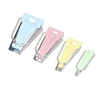 Alomejor Juego de Cinta Al Bies, 4 Piezas de Herramientas Plegables Precisas para Proyectos de Costura de Bricolaje y Suministros de Acolchado, Plástico y Acero Inoxidable, Perfecto para Manualidades