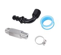 Alomejor Juego de Conectores de Manguera de Calentador de Aluminio para 6.7L 2007.5+ de Enfriamiento Mejorado 2 Piezas