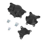 Alomejor Juego de Cubiertas de Protección del Motor Diseño Elegante para YZF-R1 2009-2014, Protector Duradero del Estator del Motor para Motocicletas, 14 Piezas, Fácil Instalación (BLACK)