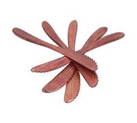 Alomejor Juego de Cubiertos Pulidos con Cuchillo de Cena de Madera Reutilizable para Picnics, Cocinas Domésticas y Restaurantes, Elaborados con Madera Phoebe de