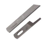 Alomejor Juego de Cuchillas Overlock de Cuchilla Superior e Inferior de Acero de Calidad, Fácil Instalación para Siruba Seger 747,737, Costura Suave, 2 piezas: Cuchilla Superior e Inferior para Serger