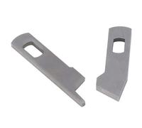 Alomejor Juego de Cuchillas Superiores e Inferiores para Máquina de Coser de Acero Inoxidable Resistente que Corta Telas de Manera Eficiente para Bernette 134, 134D, Europro 14533, 534DX para
